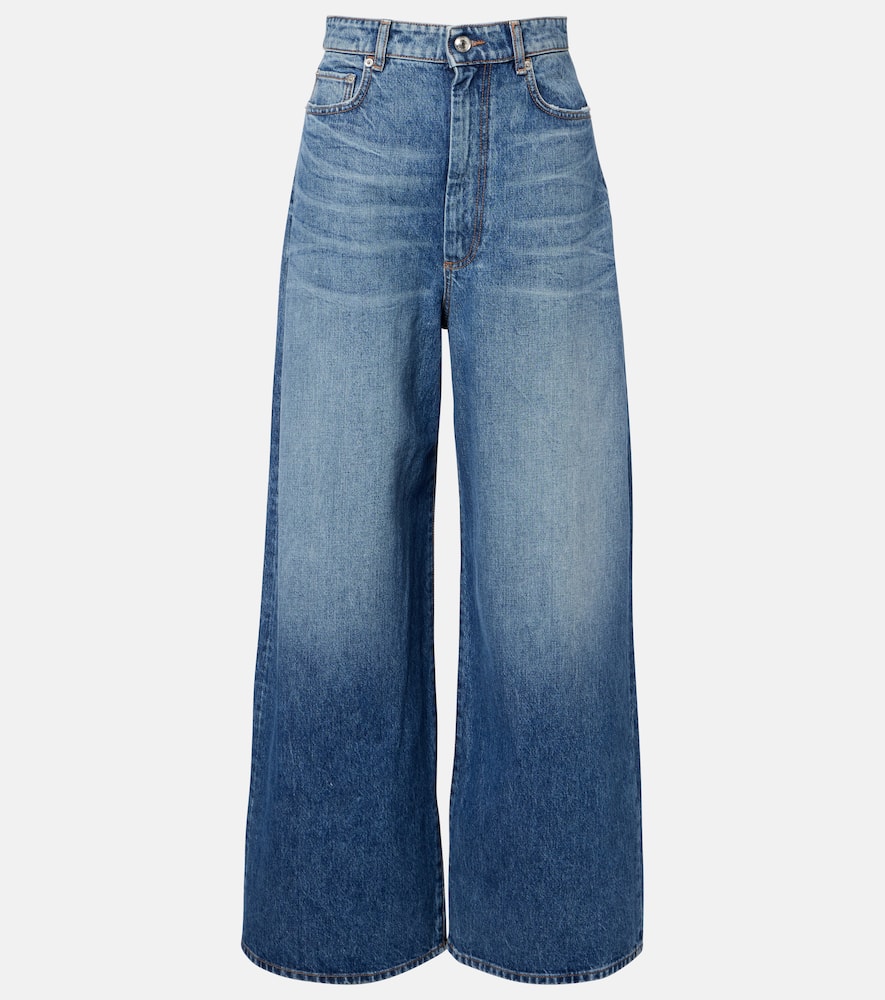 Dangri faded wide-leg jeans