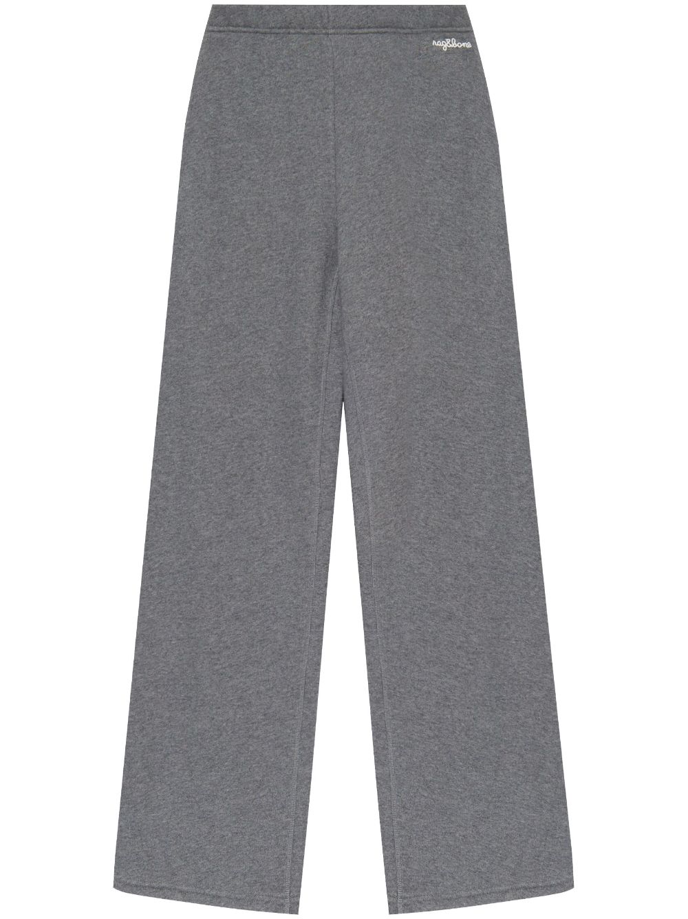 Logo-embroidered track pants - Grey