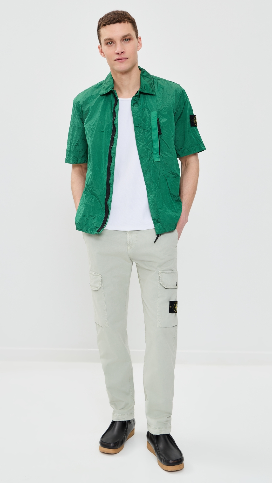 Garment Dyed Cargo Pants Sage
