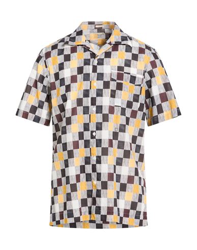 Man Shirt Black Size S Cotton