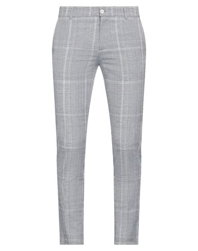 Man Pants Grey Size 30 Polyester, Viscose, Linen, Elastane