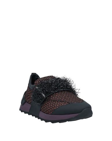 Woman Sneakers Plum Size 5 Leather