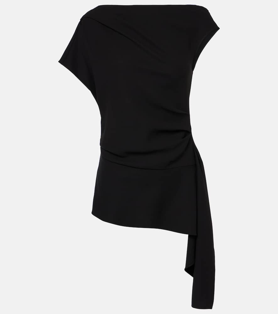 Saskia draped off-shoulder top