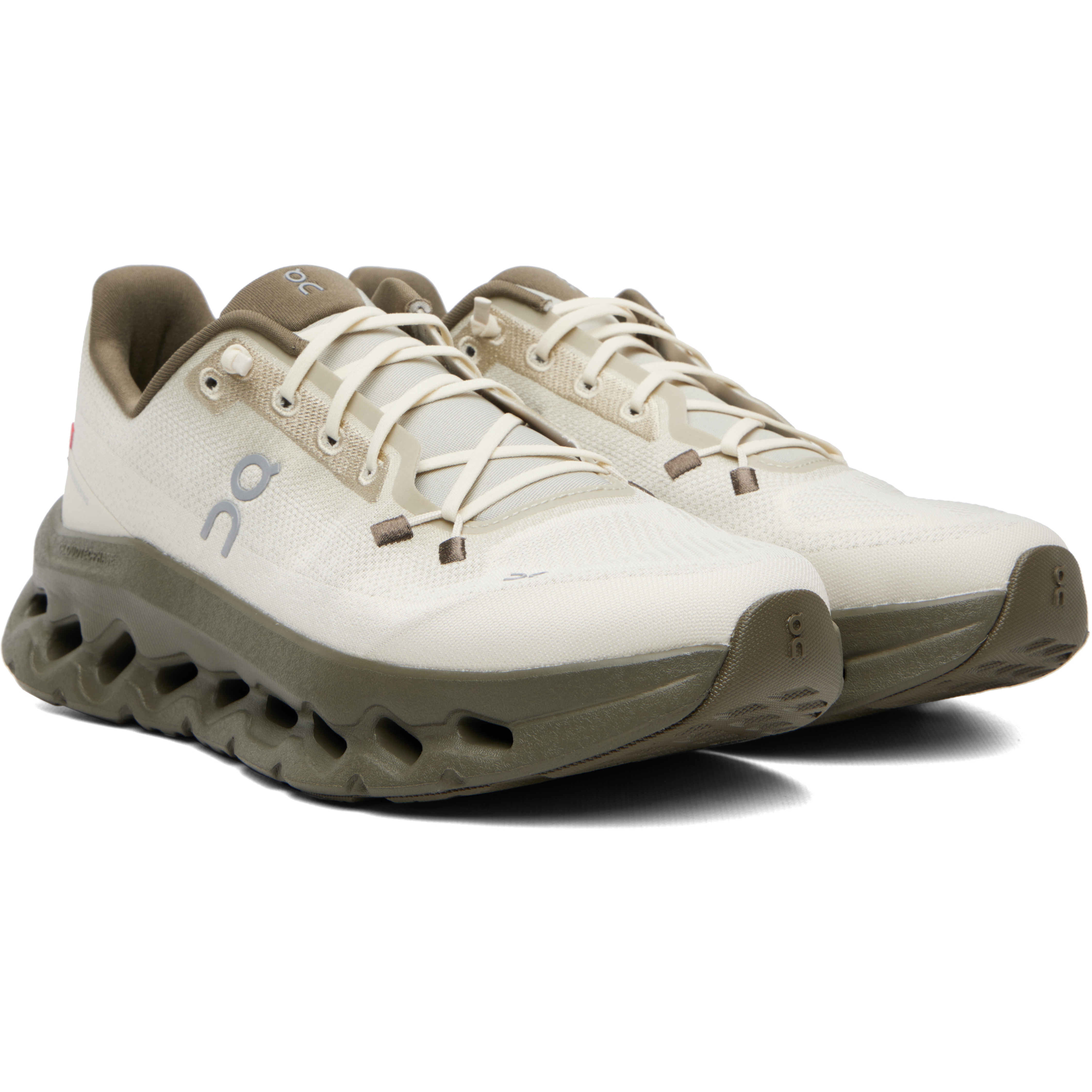 Off-White & Khaki Cloudtilt Sneakers