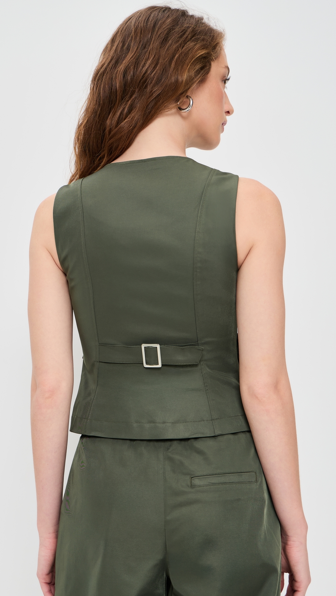 Rita Zip Vest Khaki