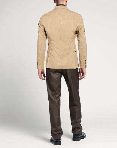 Man Blazer Sand Size 36 Linen, PES, Viscose, Elastane
