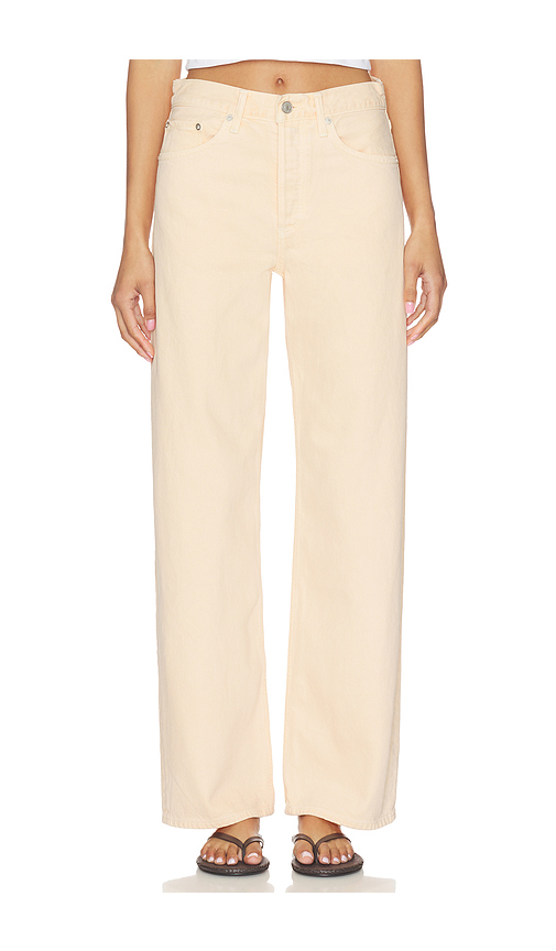 AGOLDE Arc Jeans in Peach. 34. Also , 24, 25, 26, 27, 28, 29