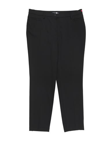 Woman Pants Black Size 18 Polyester, Virgin Wool, Elastane