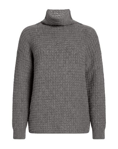 Woman Turtleneck Grey Size 10 Cashmere