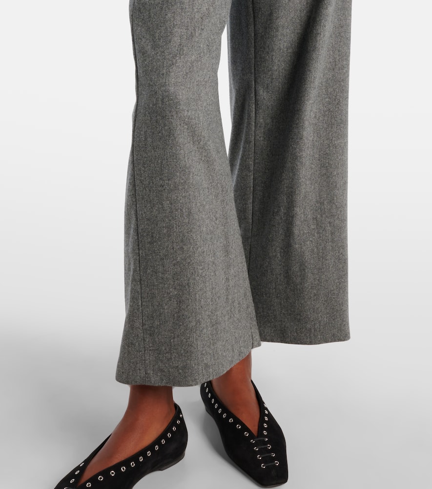 Floria virgin wool straight pants