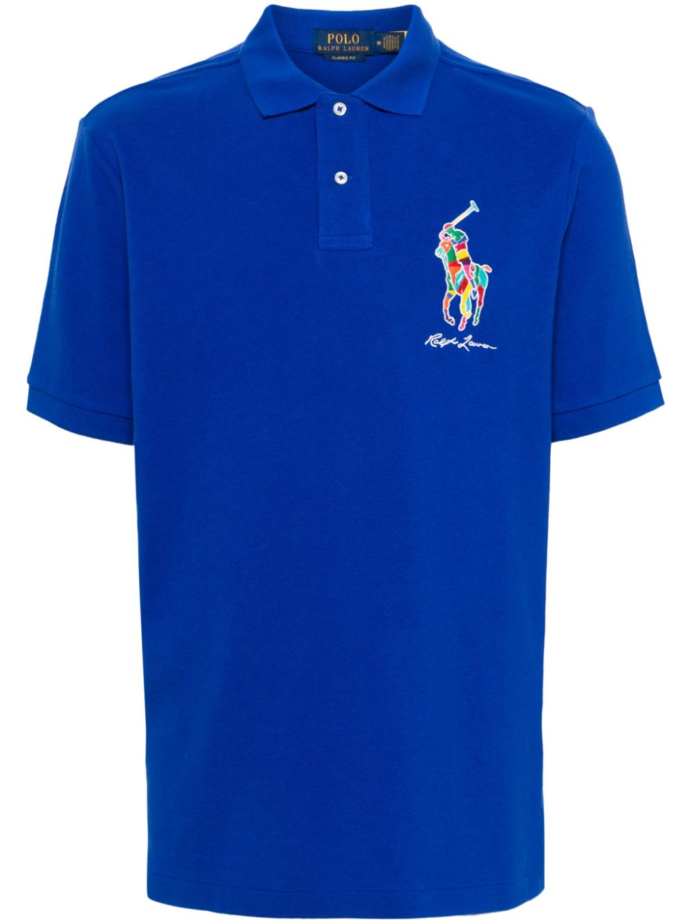 Polo Pony cotton polo shirt - Blue