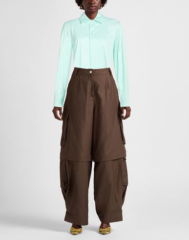 Woman Shirt Light green Size M Cotton