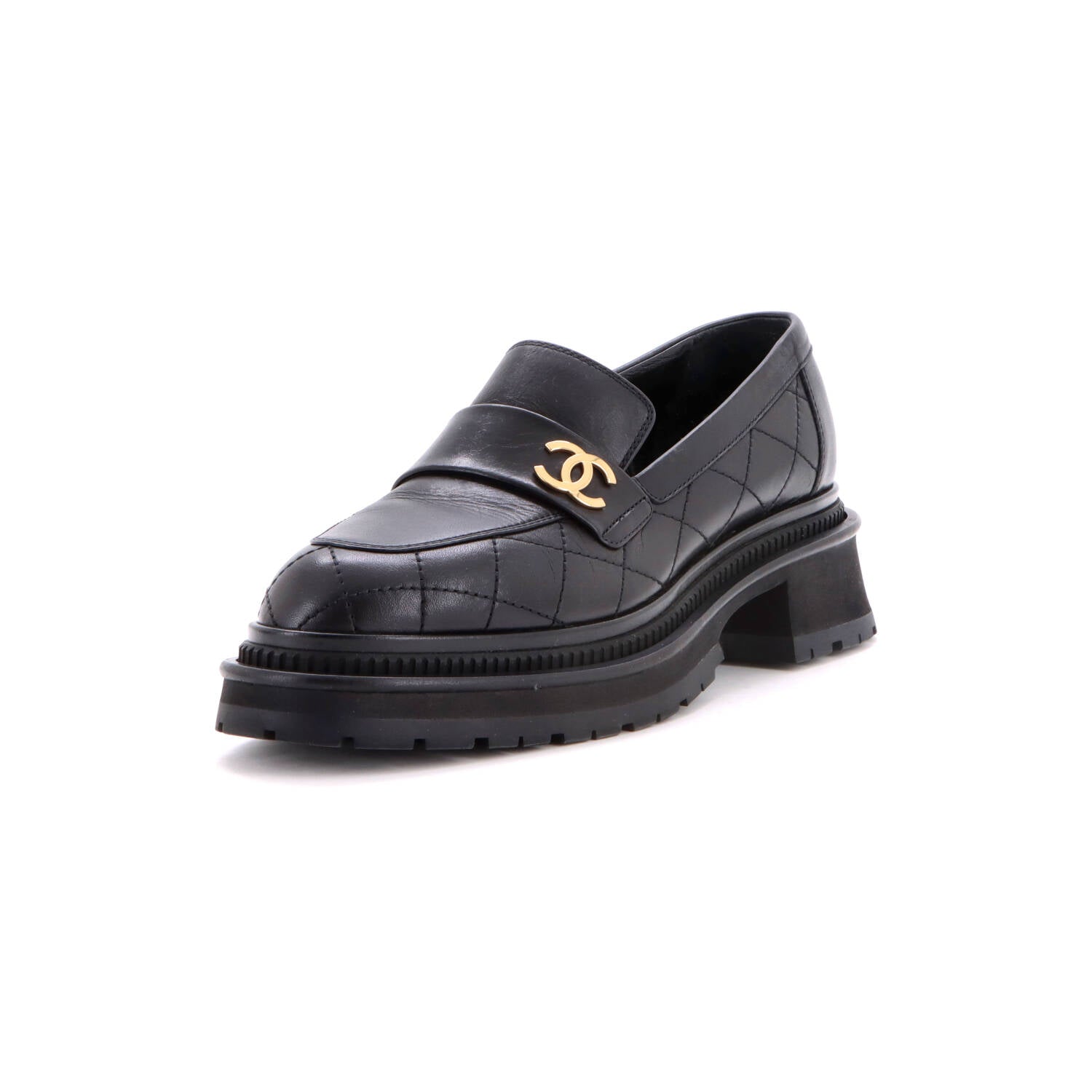 Women's CC Loafers Quilted Leather