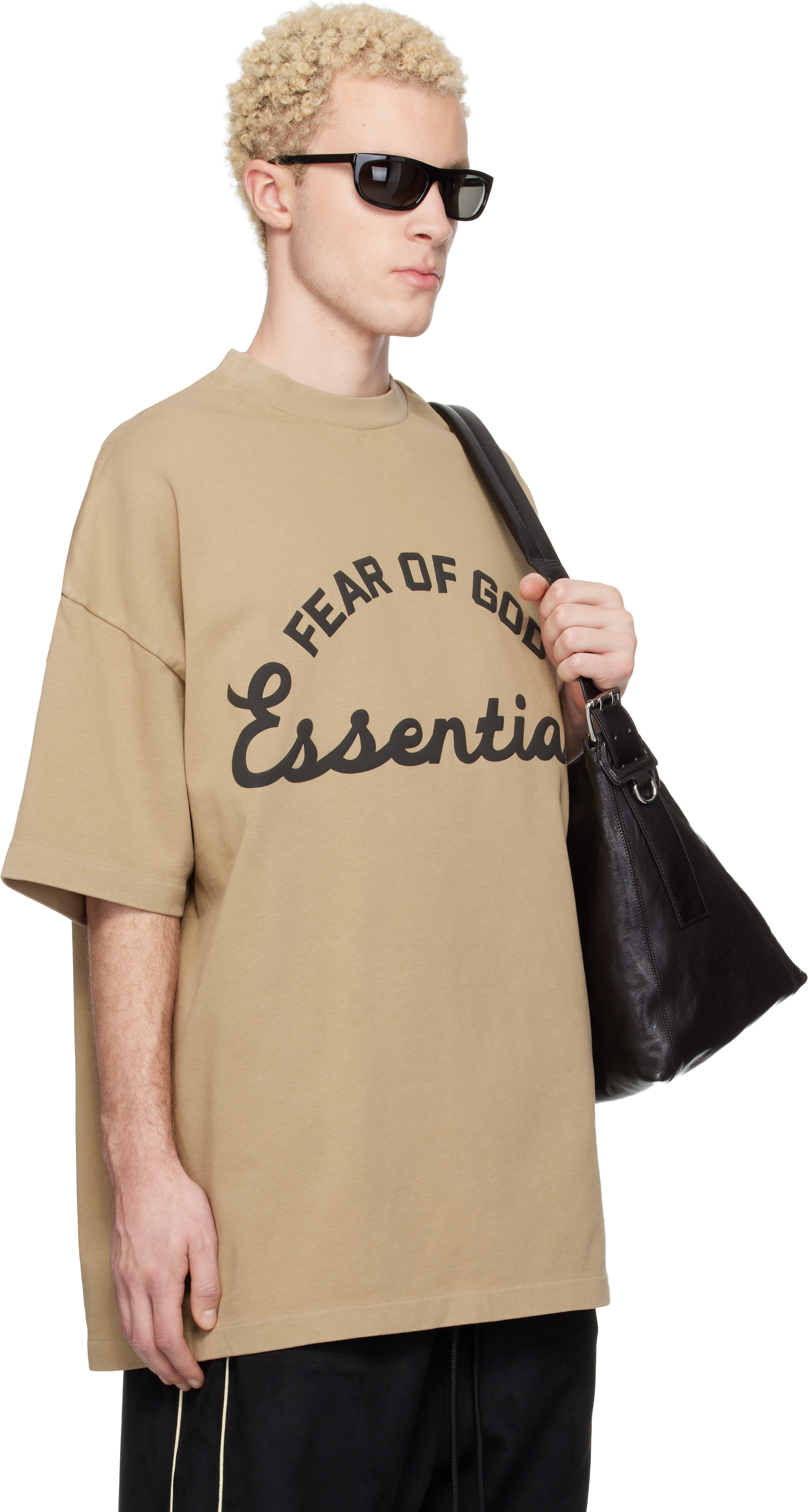 Beige Training 90s Short Sleeve T-shirt