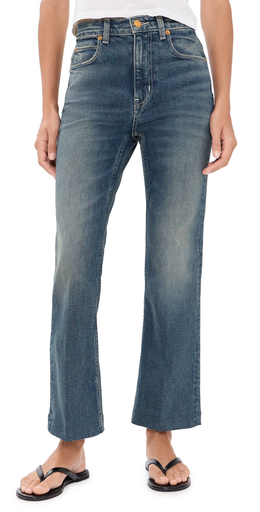 The Kenickie Blind Crease Jeans Ione Indigo