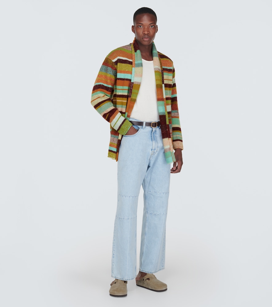 Cashmere striped jacket