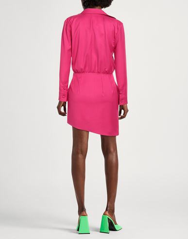 Woman Mini dress Fuchsia Size 4 Polyester, Viscose, Elastane
