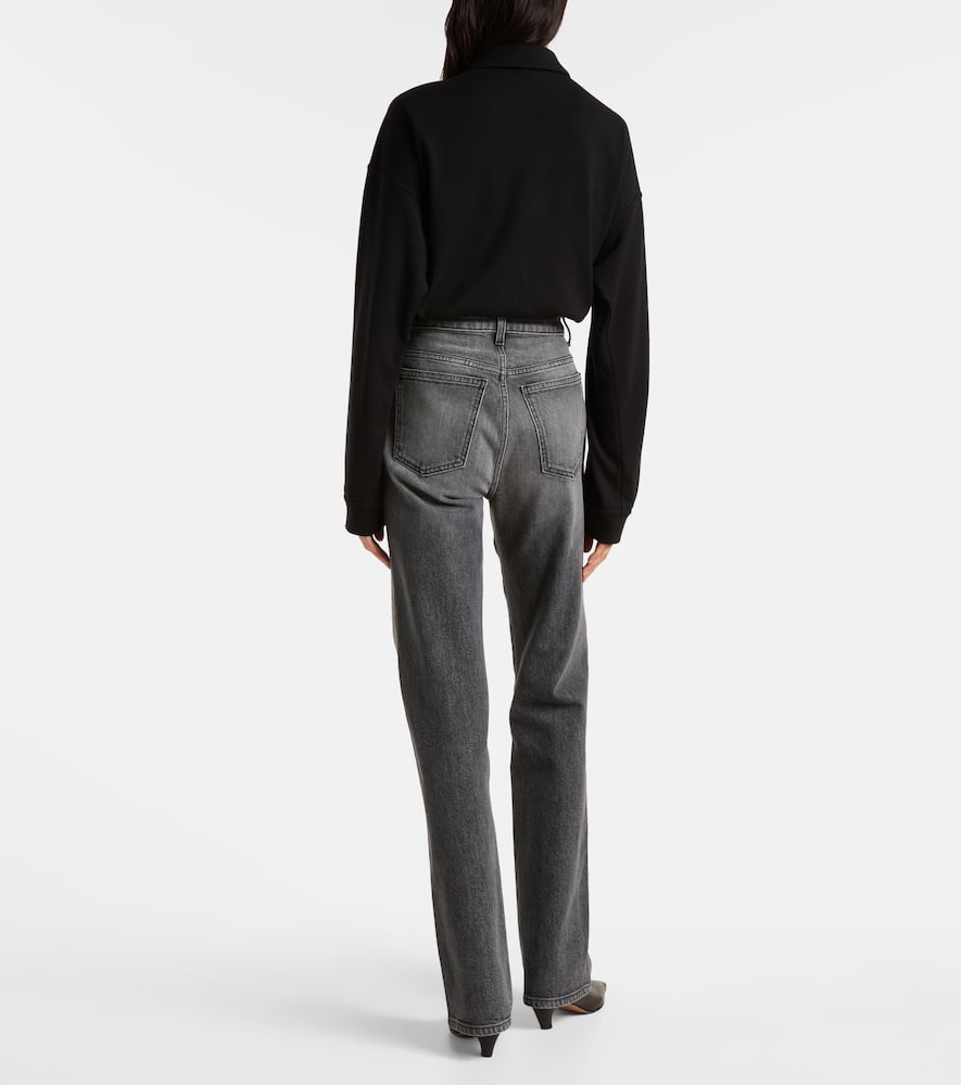 Danielle high-rise straight jeans
