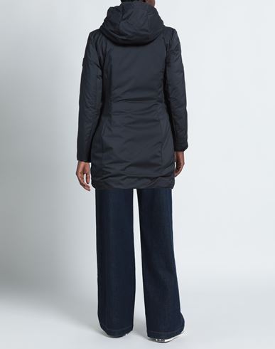 Woman Coat Midnight blue Size 10 Polyamide