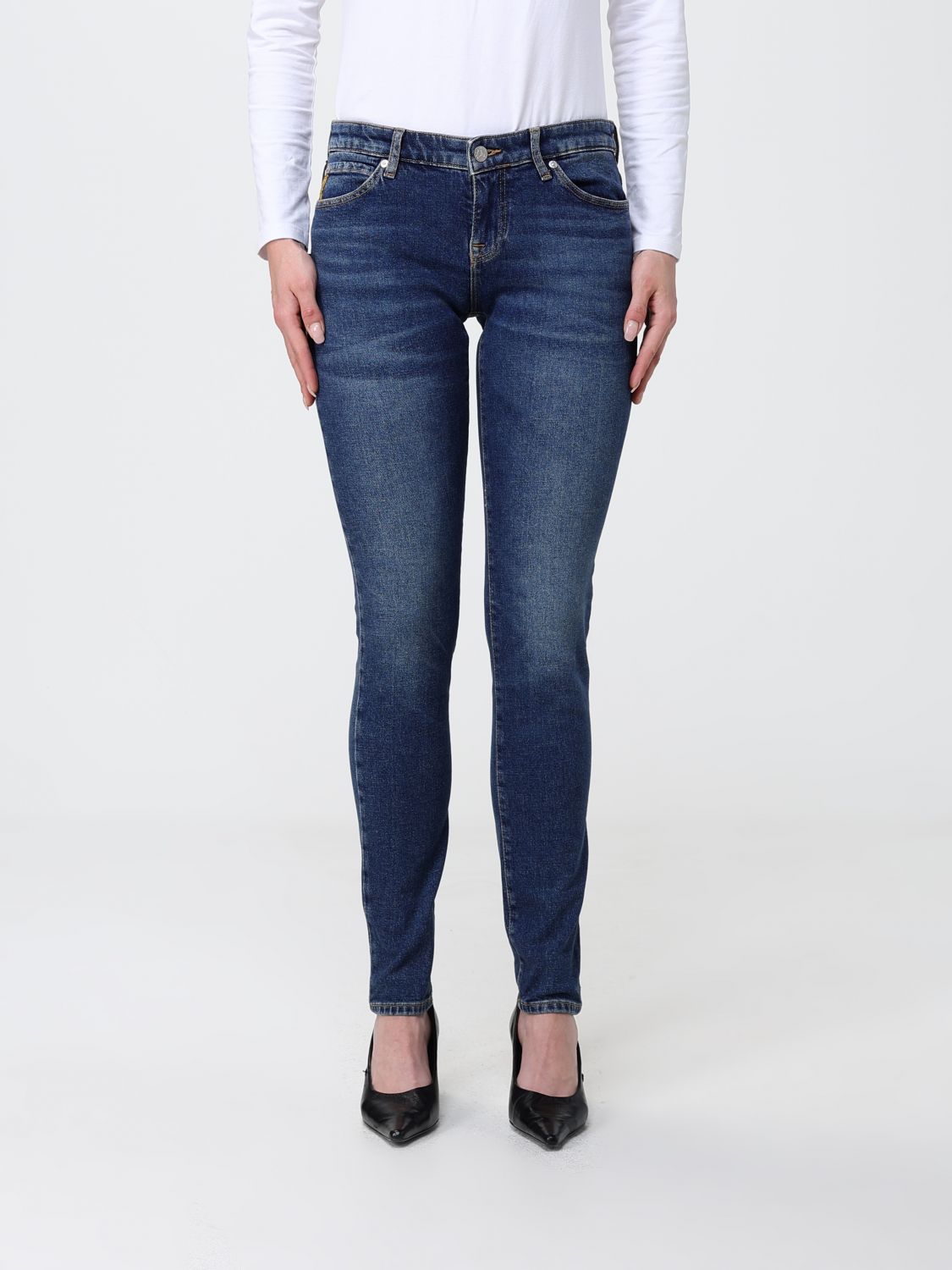Jeans Woman color Denim
