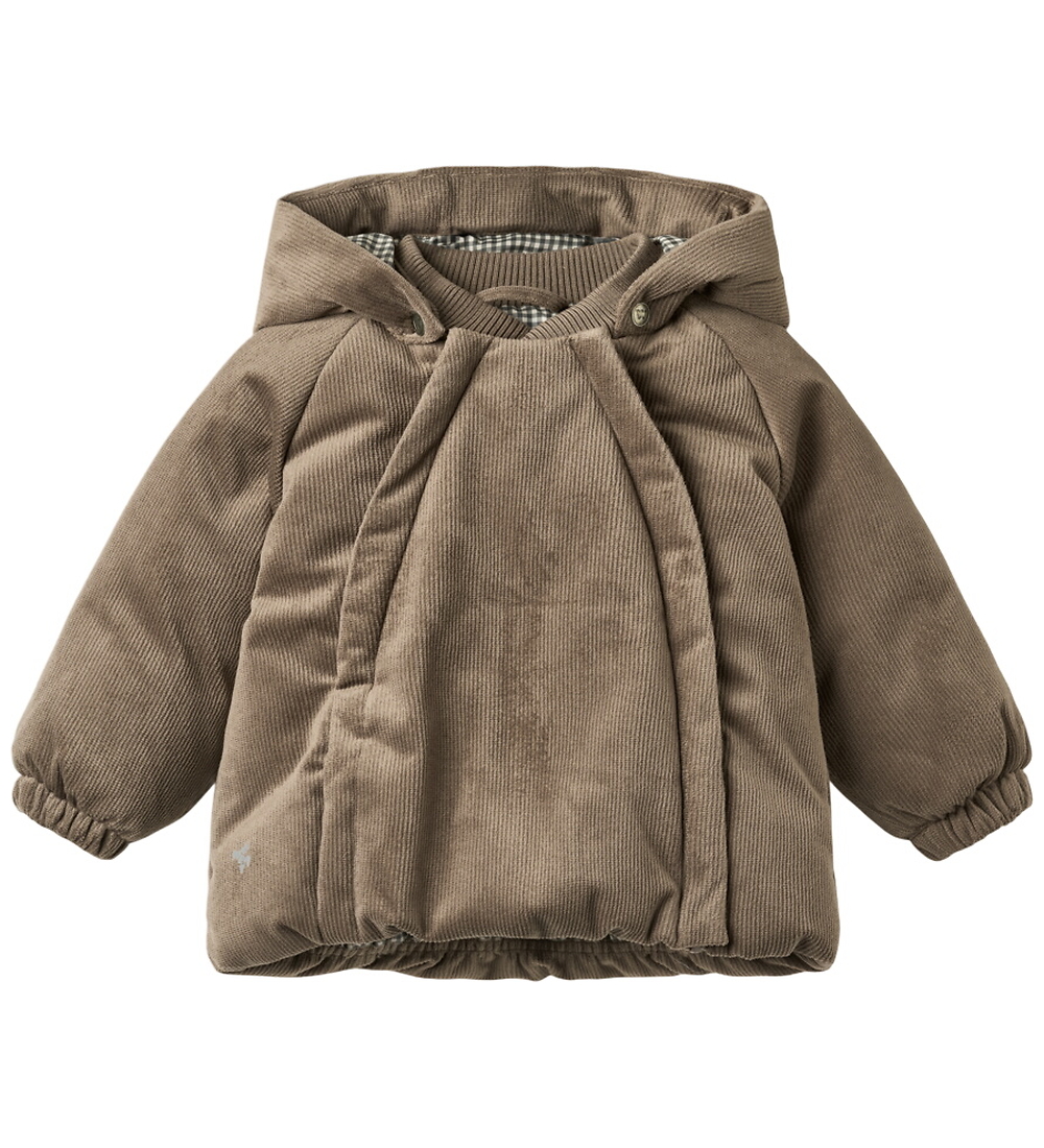 Wheat Puffer Jacket - Corduroy - Morning - Dry Wood - Wheat - 74 - Down Jacket