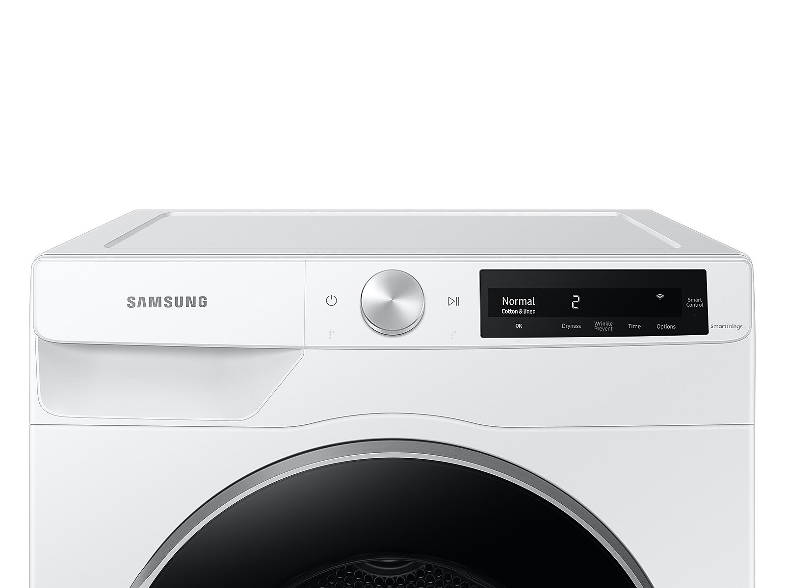 4.0 cu. ft. Heat Pump Dryer with AI Smart Dial and Wi-Fi Connectivity in White(DV25B6900HW/A2)