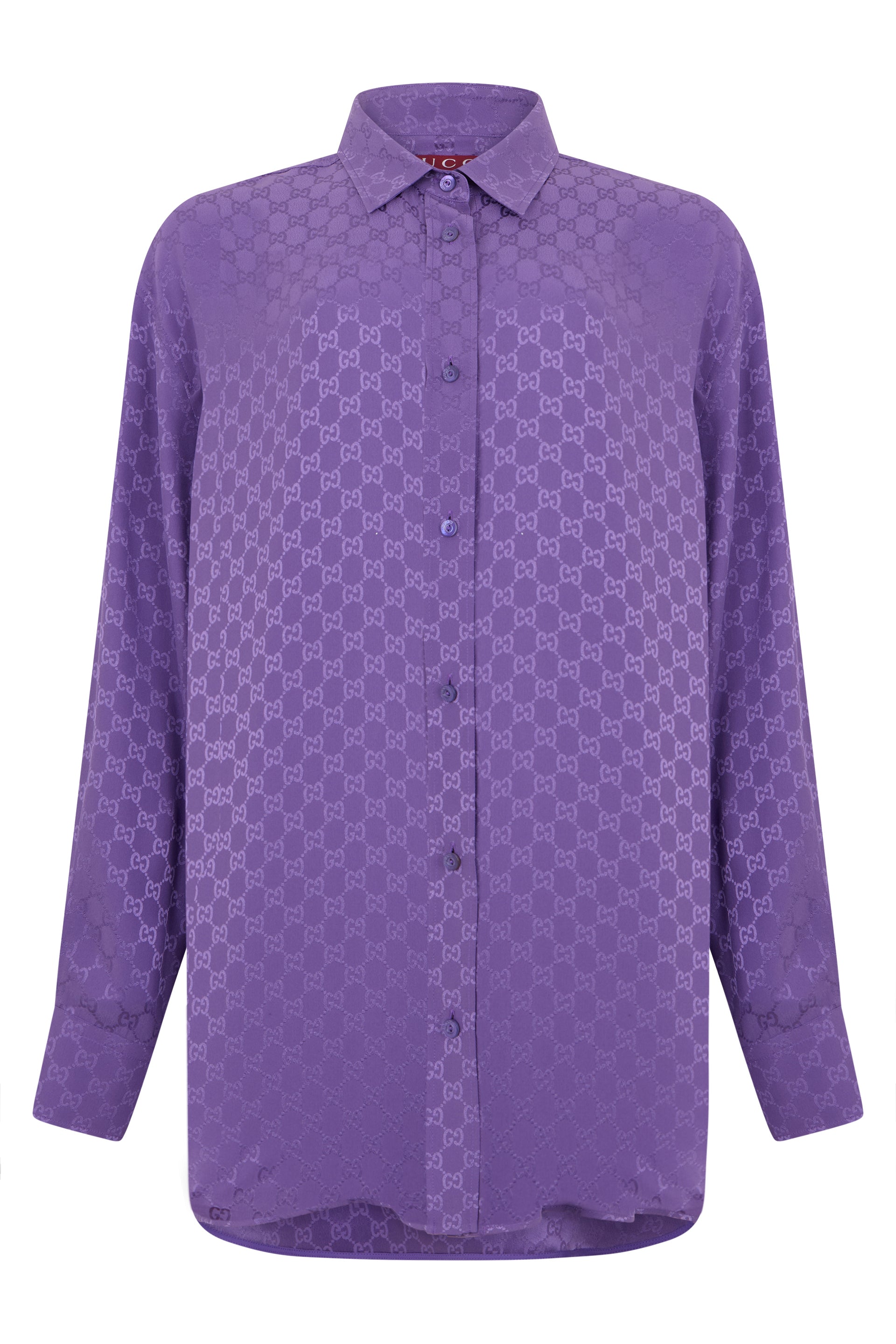 Silk Monogram Shirt - Long Sleeve