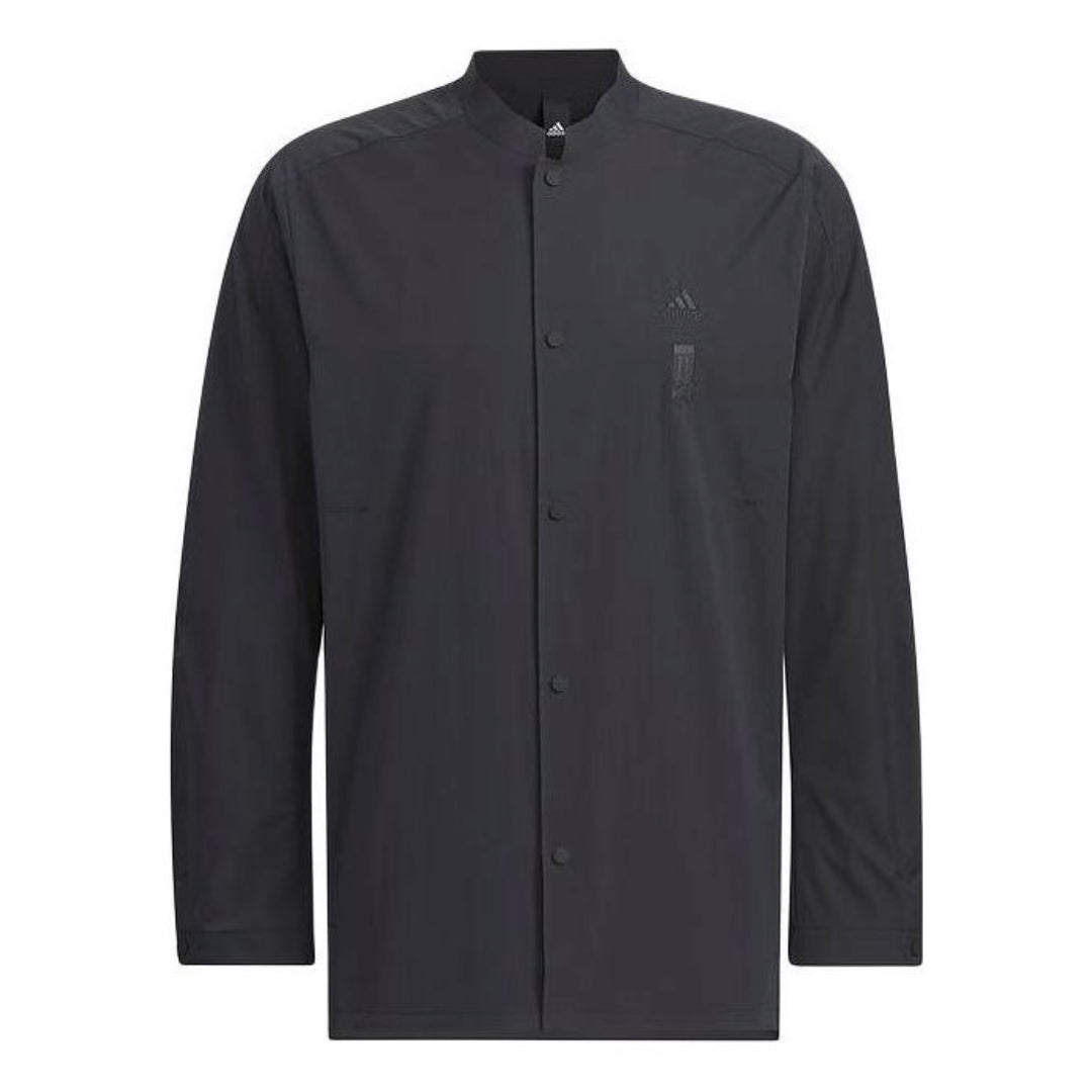 Premium Woven Sport Long Sleeve Shirt Asia Sizing 'Black'
