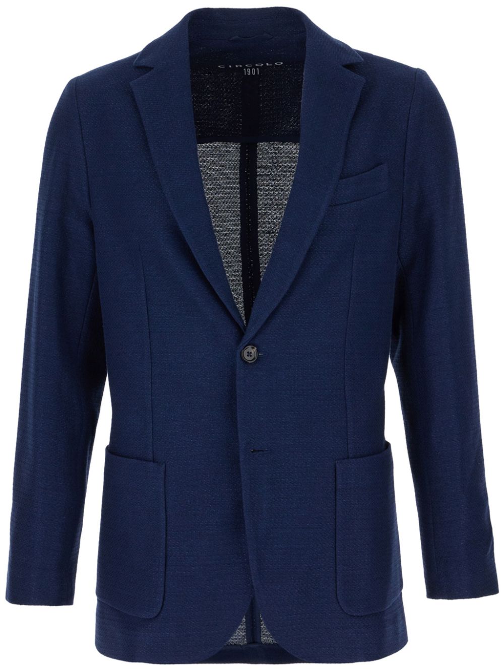 Single-breasted blazer - Blue