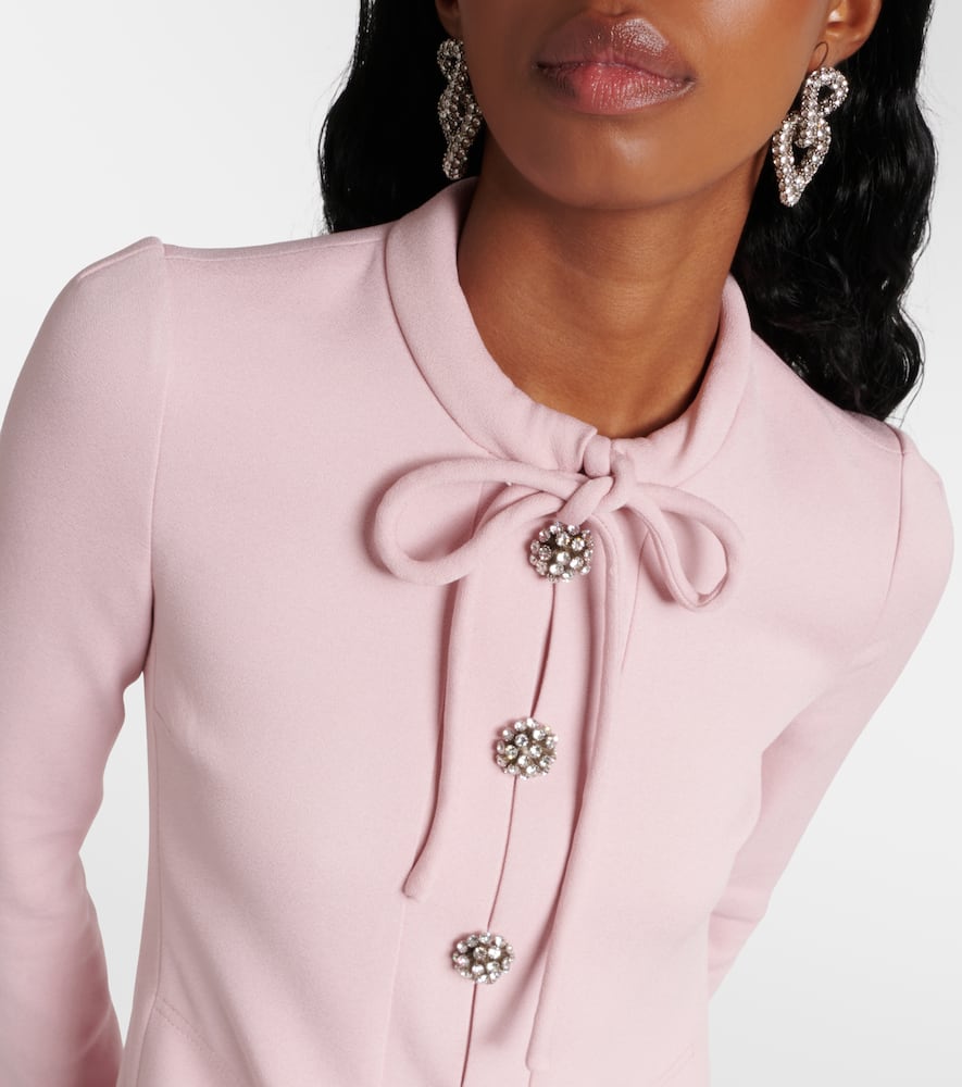 Bow-detail minidress