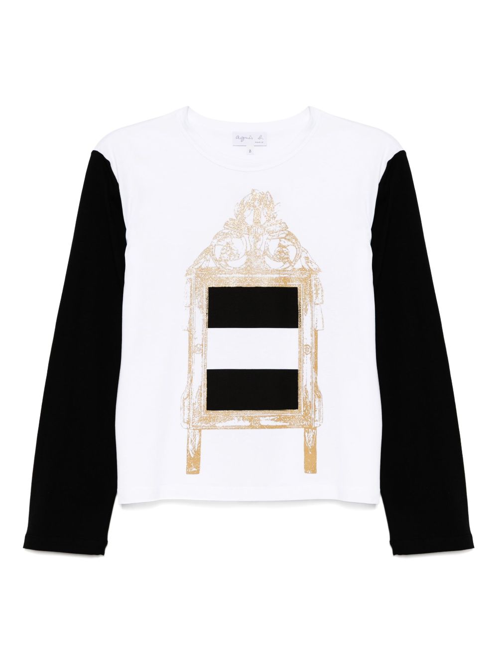 Agnès b. graphic-print T-shirt - White