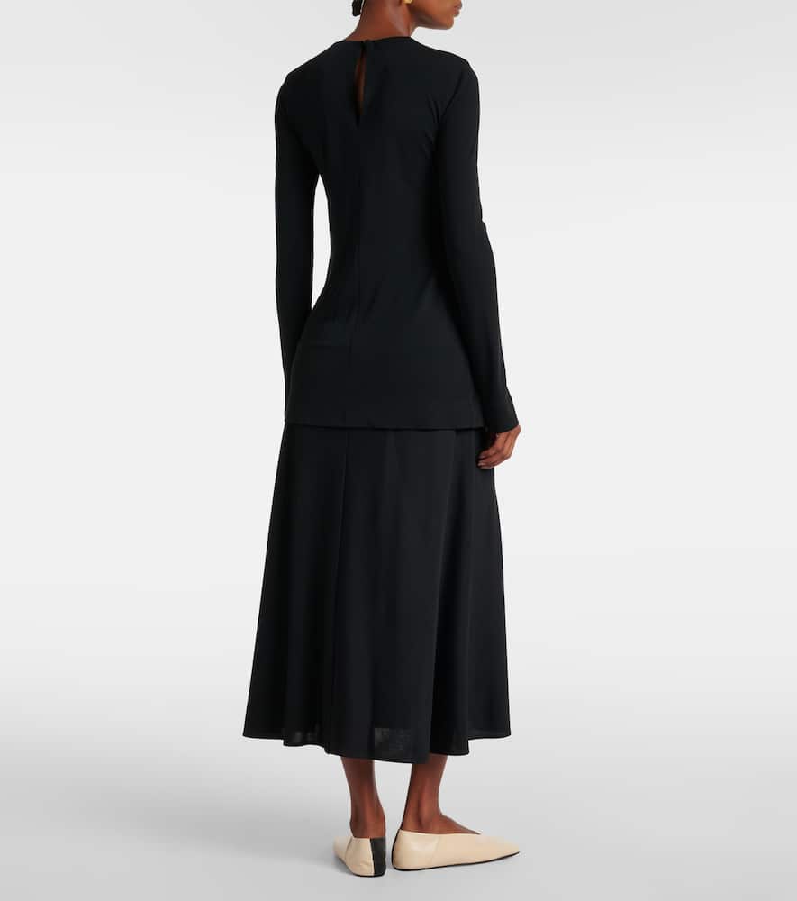 Layered maxi dress