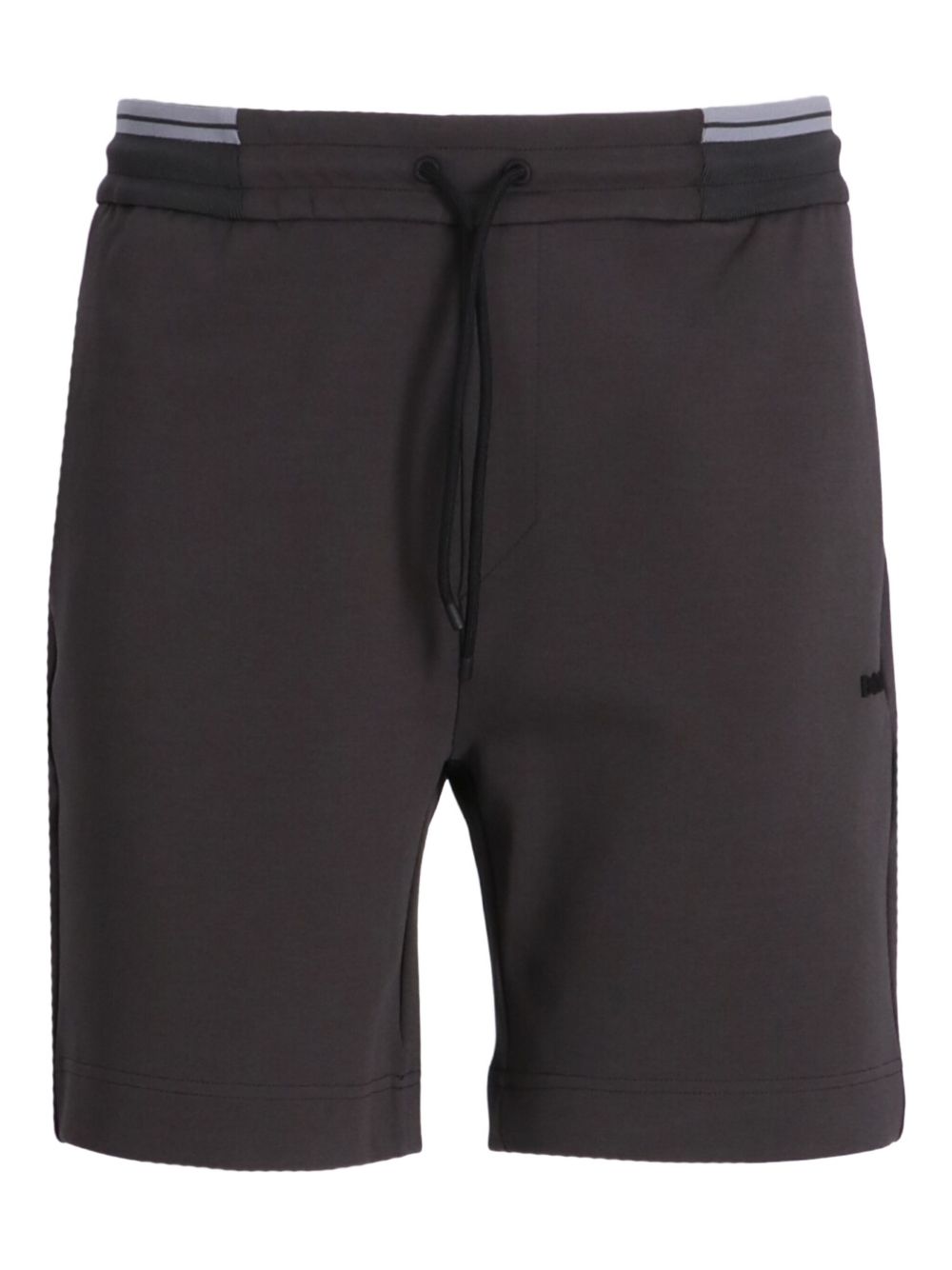 Drawstring-waist shorts - Grey