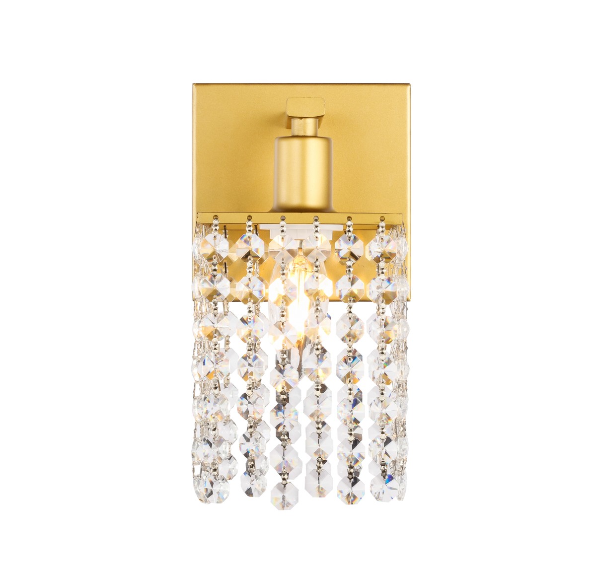 Brass One Light Wall Sconce from the Phineas Collection