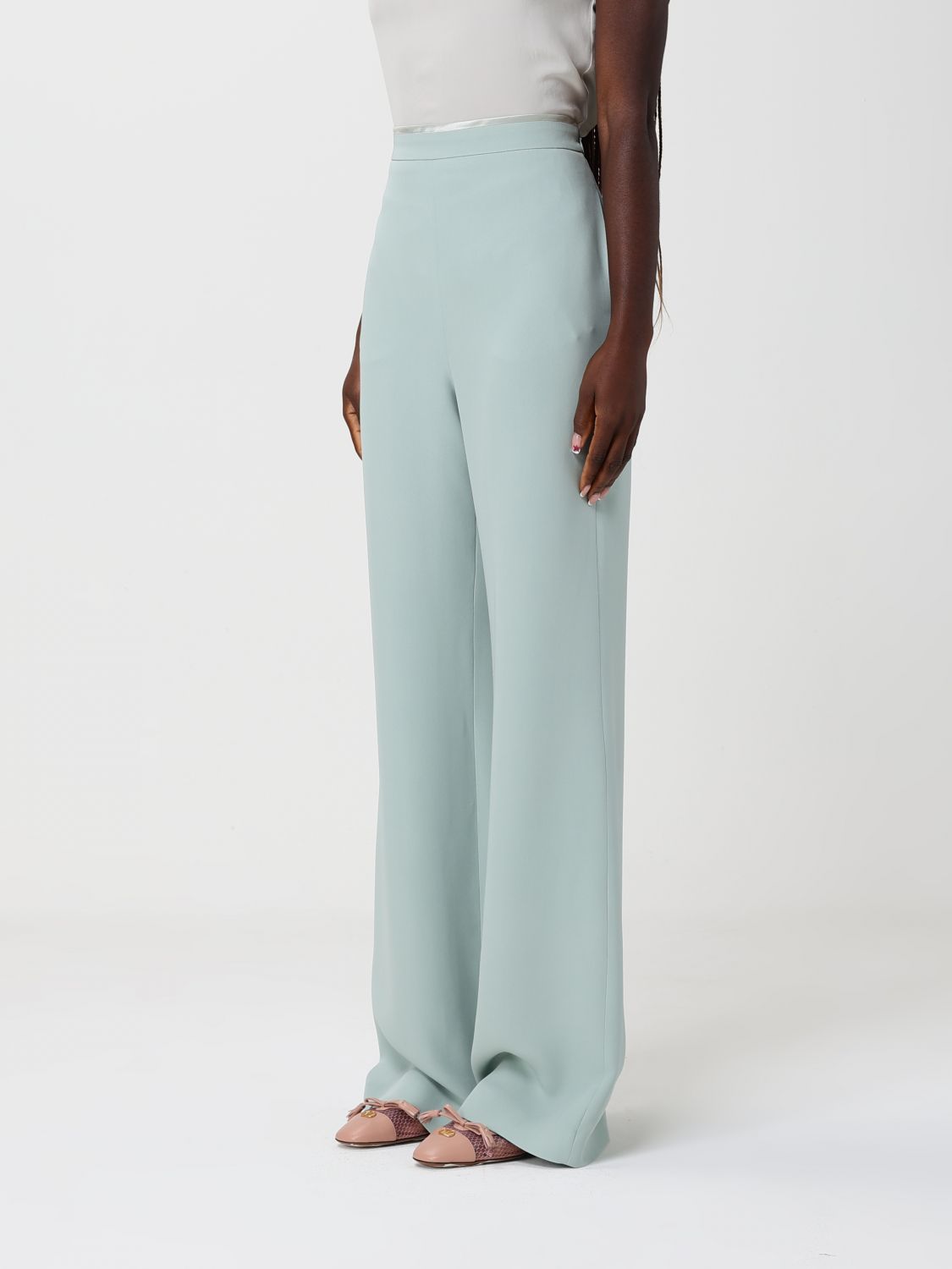 Pants Woman color Sage