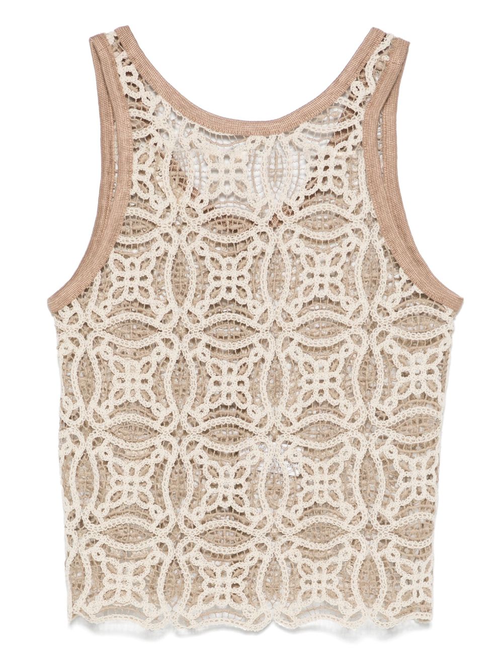 Crochet tank top - Neutrals