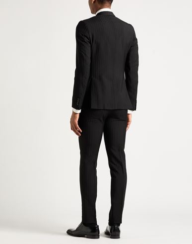 Man Suit Black Size 44 Viscose, Wool