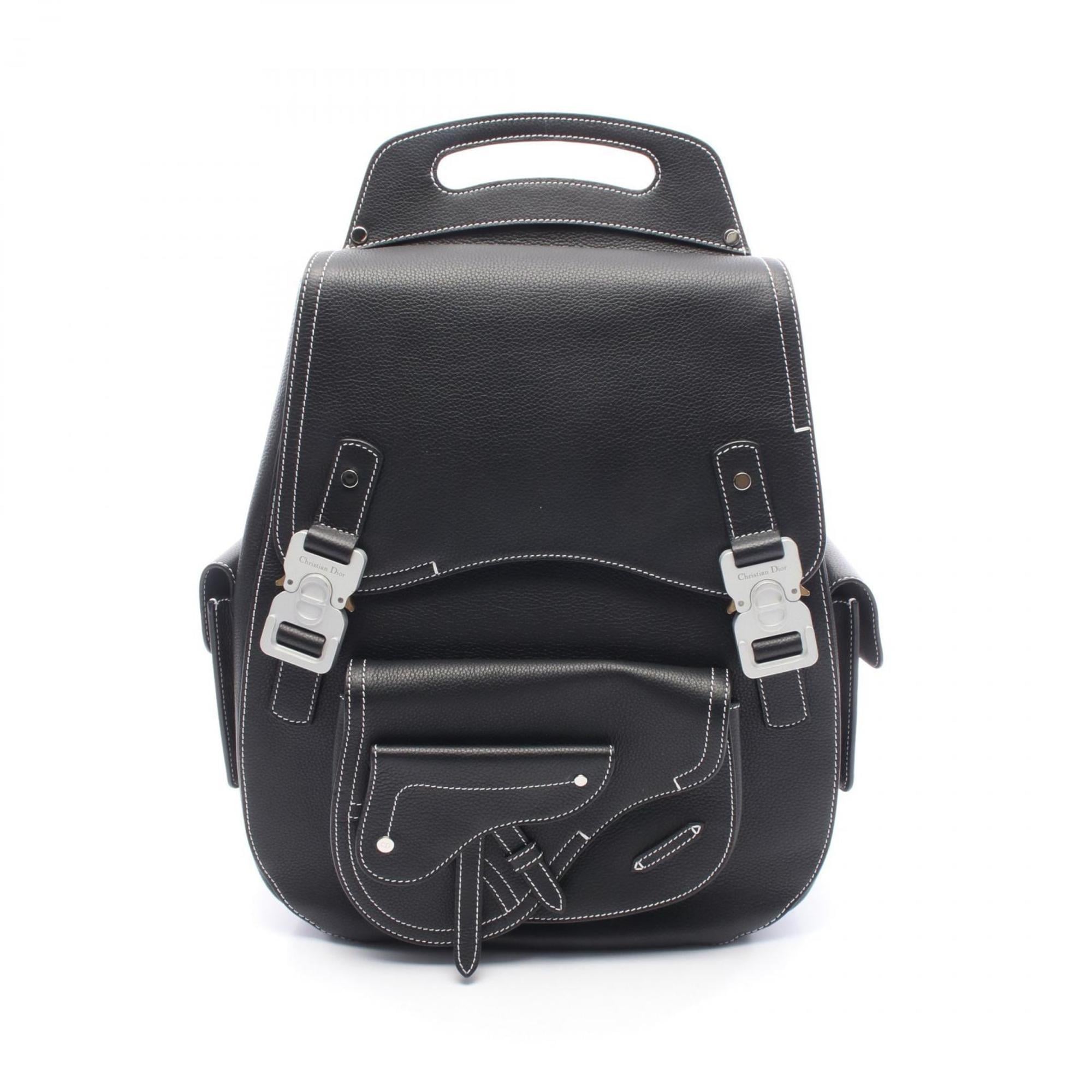 Christian Dior Black Leather Backpack Pre-Owned