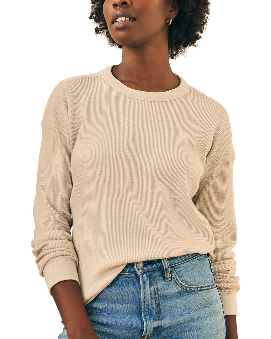 Waffle Layering Crew Top