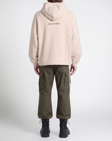 Man Sweatshirt Cream Size L Organic cotton