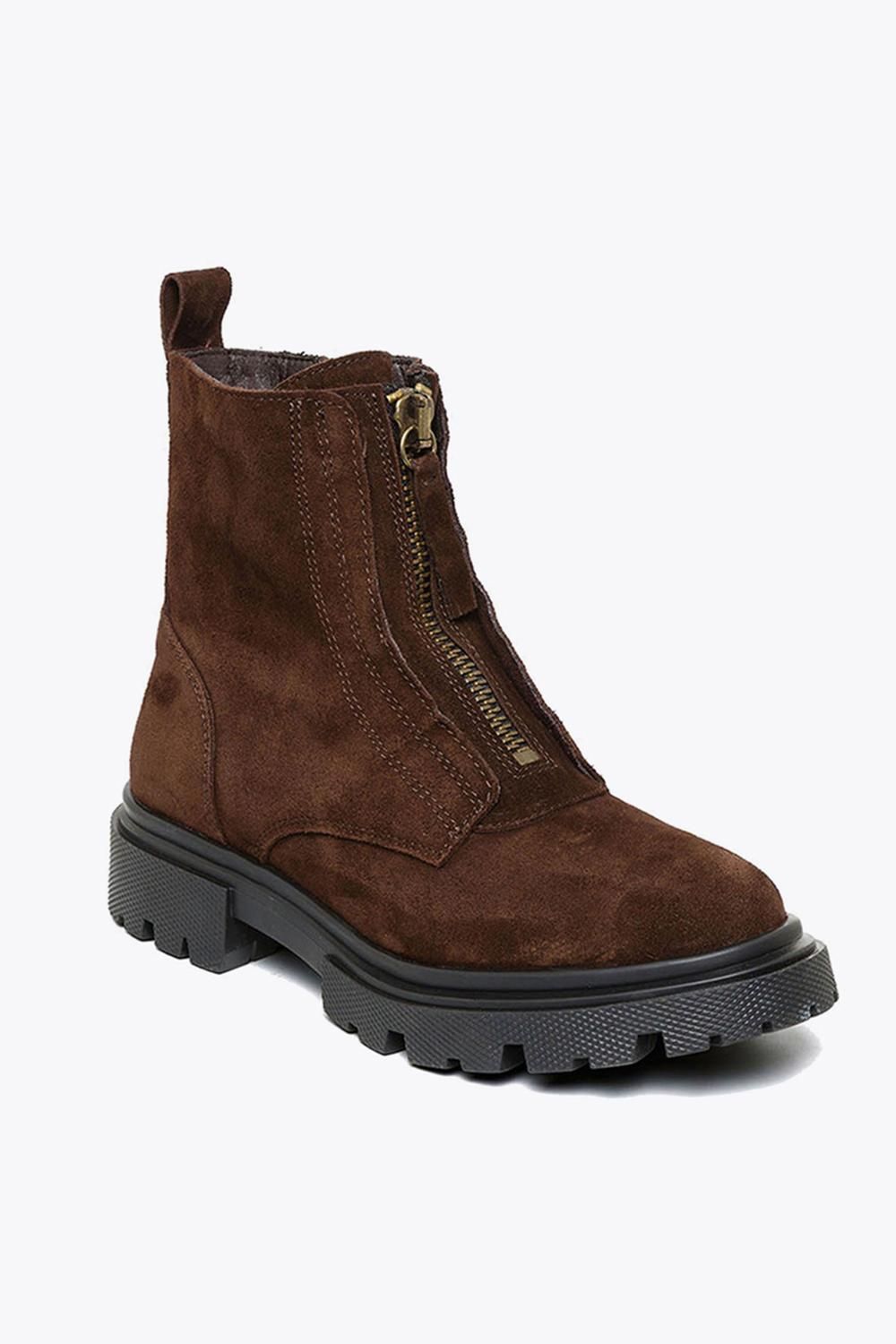 STEVE MADDEN Women's 'Rilana Boot Brown' Suede Boots in Brown