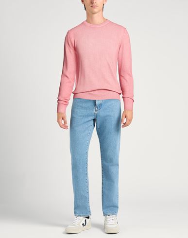 Man Sweater Pink Size 40 Cotton
