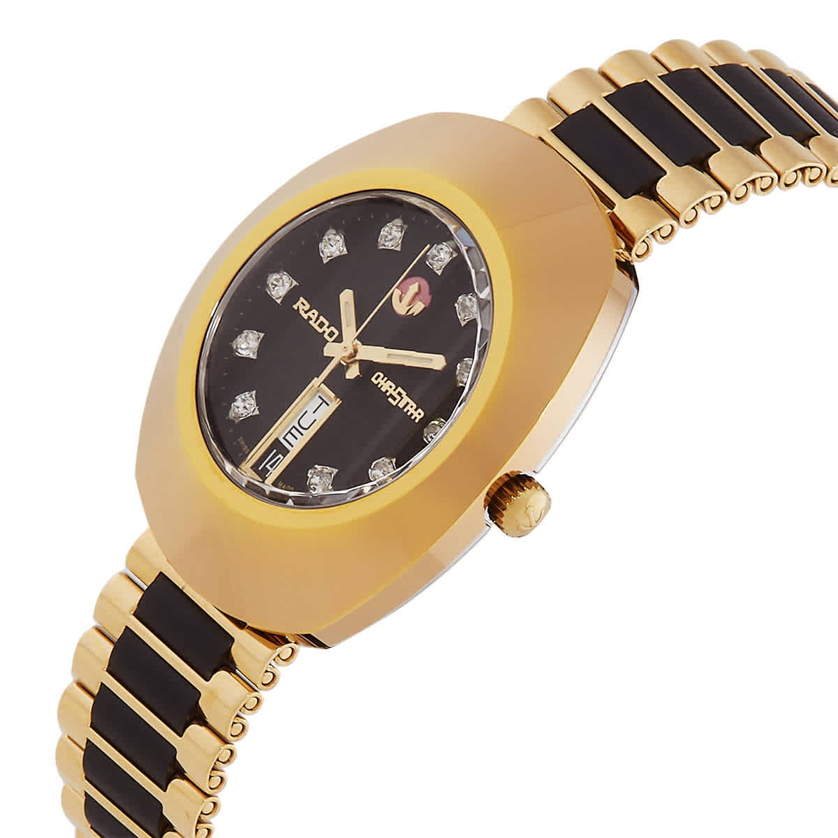 Original Automatic Diamond Black Dial Unisex Watch R12413614