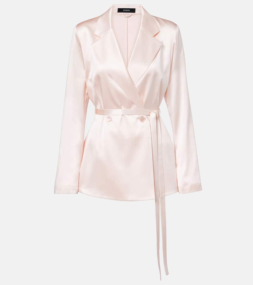 Joubert silk satin blazer