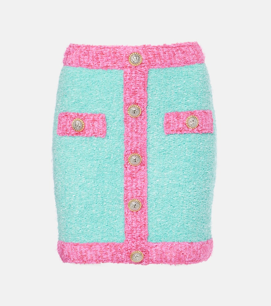 Knitted miniskirt