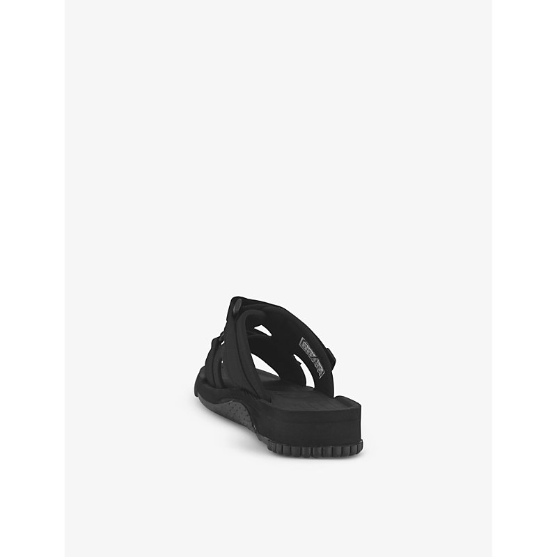 Womens Black Chill Out Backless Eva Sandals