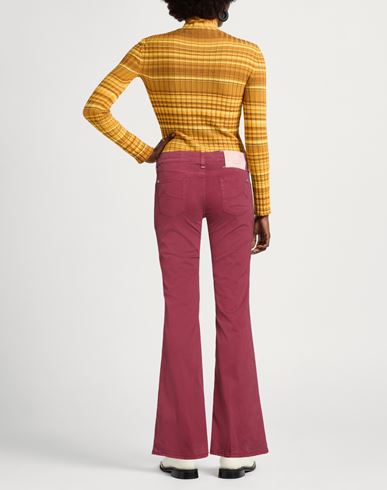 Jacob Cohёn Woman Pants Burgundy Size 28 Cotton, Elastane