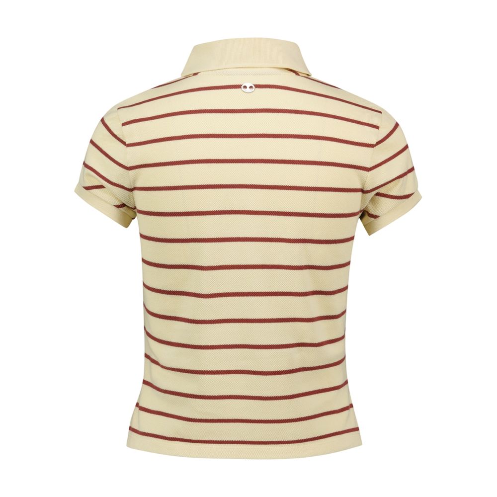 Striped Cotton T-Shirt — Cream