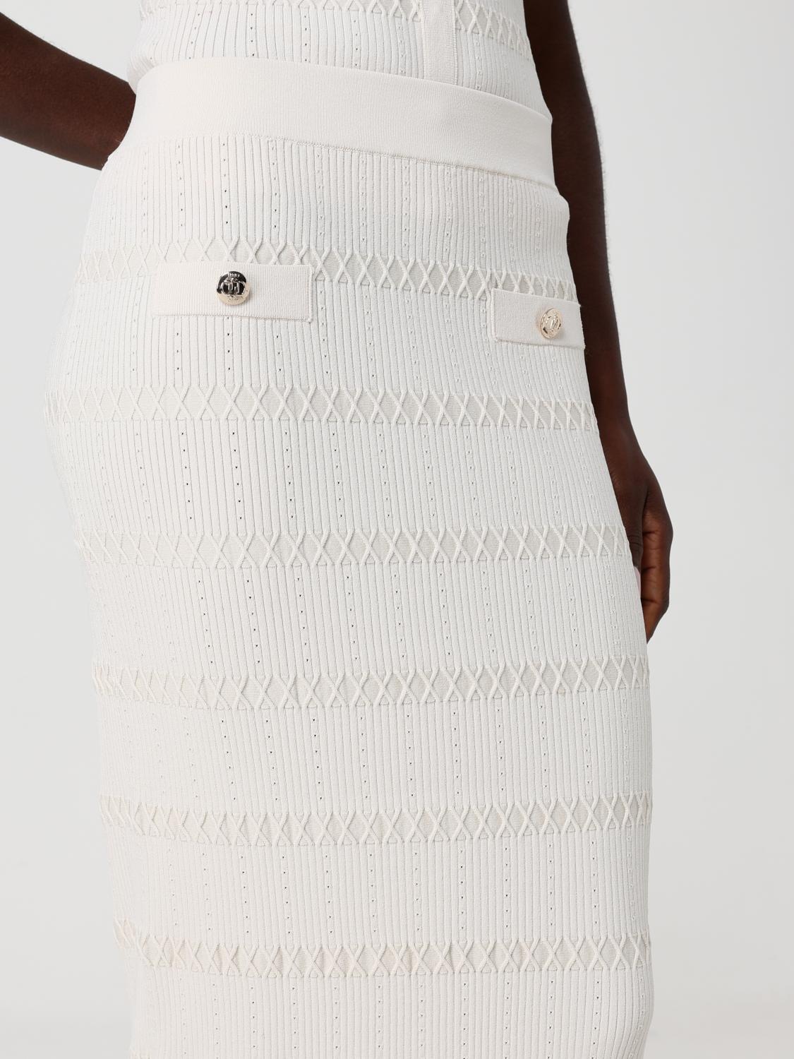 Skirt Woman color Cream