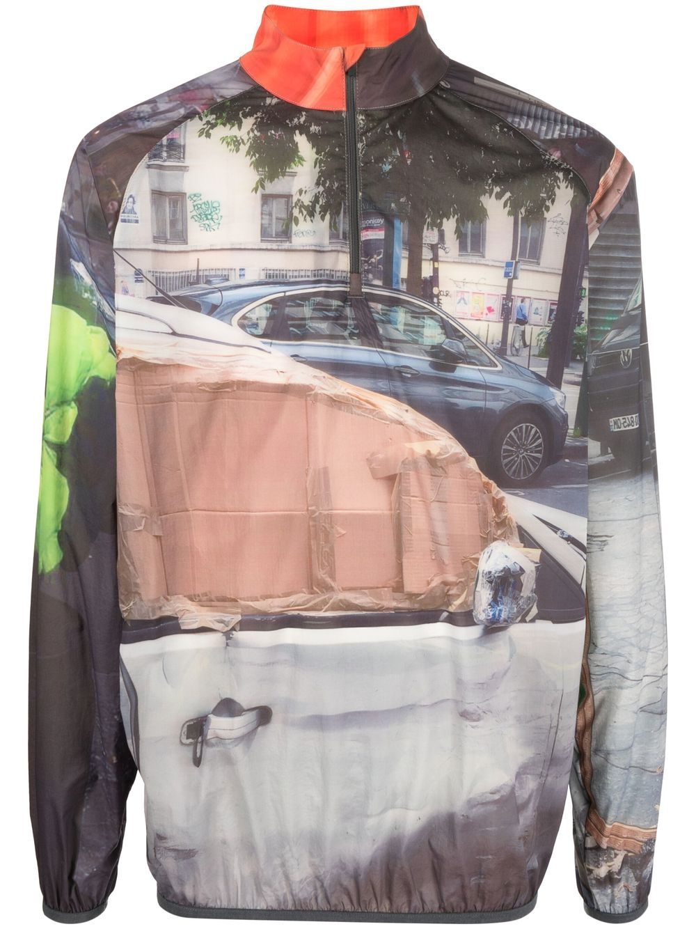 Street-Life half-zip jacket - Neutrals